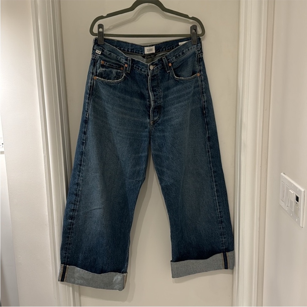 Citizen of Humanity Ayla Baggy denim in Claremont wash - Picture 3 of 3